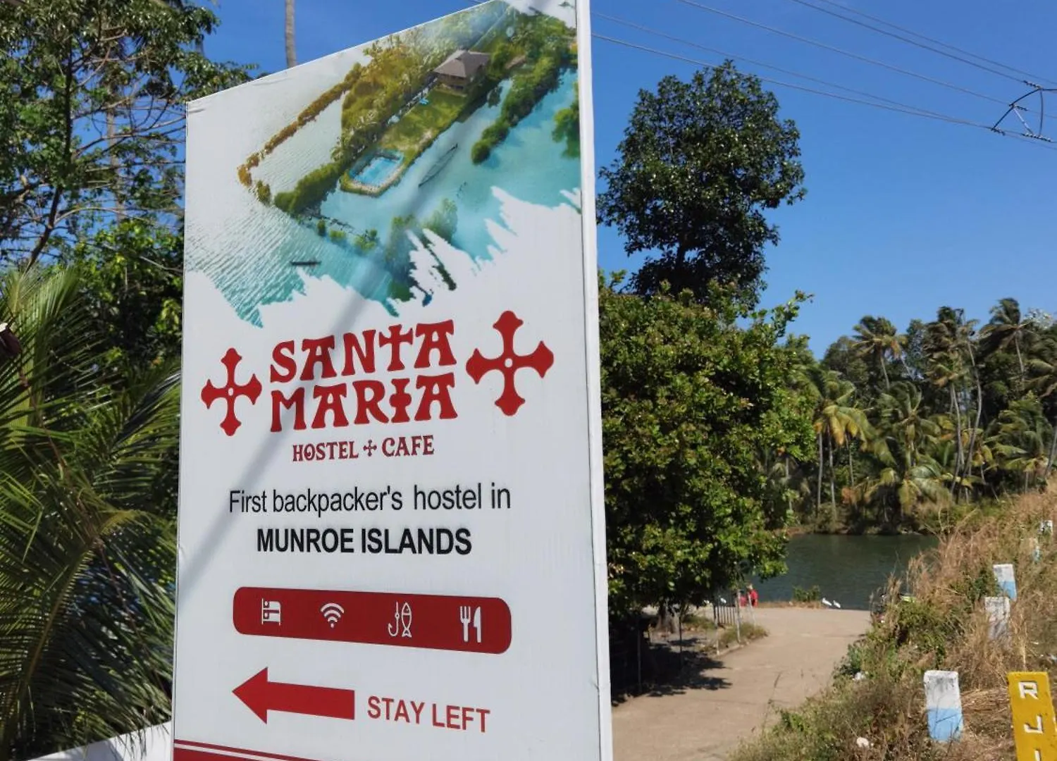 Santa Maria Hostel Munroe Island Mundrothuruth